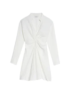 Sandro Celia Ruched Shirtdress Navy 9 Sandro Celia Ruched Shirtdress Navy -Sandro Sales Shop unnamed file 101