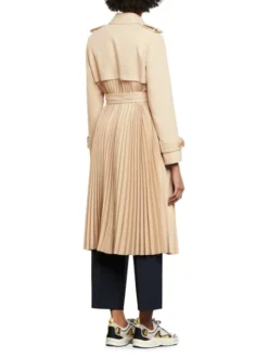 Sandro Vino Pleated Trench Coat -Sandro Sales Shop unnamed file 109