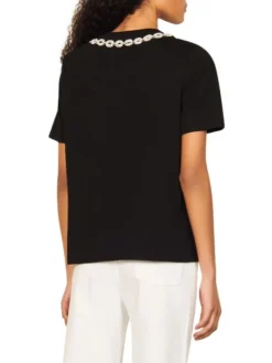 Sandro Merlin Embellished T-Shirt -Sandro Sales Shop unnamed file 11