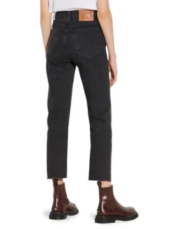 Sandro Jayn Straight-Cut Raw Edge Jeans -Sandro Sales Shop unnamed file 125