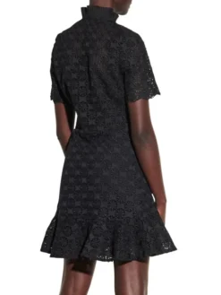 Sandro Felia Short-Sleeve Lace Shirtdress -Sandro Sales Shop unnamed file 129