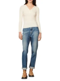 Sandro Lumio Ribbed Long-Sleeve Sweater 7 Sandro Lumio Ribbed Long-Sleeve Sweater -Sandro Sales Shop unnamed file 140