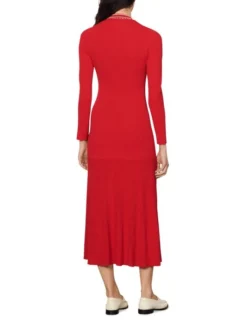 Sandro Esmeralda Knit Midi Dress -Sandro Sales Shop unnamed file 149