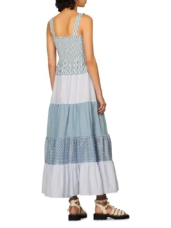 Sandro Tropea Gathered Maxi Dress -Sandro Sales Shop unnamed file 184