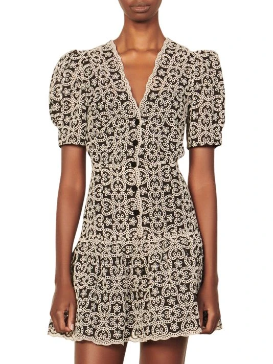 Sandro Angeles Guipure Lace Mini Dress 4 Sandro Angeles Guipure Lace Mini Dress - Image 3