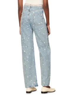 Sandro Ruthy Distressed Flared Leg Jeans -Sandro Sales Shop unnamed file 212