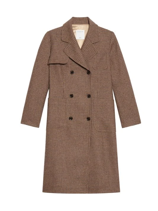 Sandro Raquel Double-Breasted Coat 3 Sandro Raquel Double-Breasted Coat