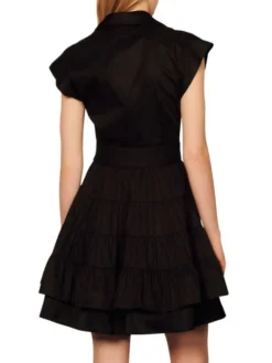 Sandro Fifi Cotton Fit-&-Flare Dress -Sandro Sales Shop unnamed file 26