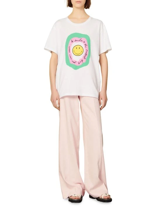 Sandro Eliot Relaxed-Fit Graphic Tee 4 Sandro Eliot Relaxed-Fit Graphic Tee - Image 2