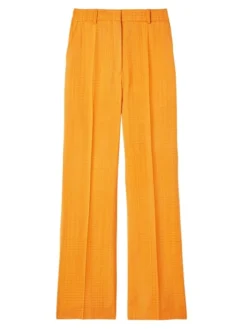 Sandro Laurel Pleated High-Waist Pants
