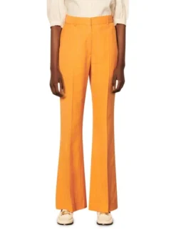 Sandro Laurel Pleated High-Waist Pants -Sandro Sales Shop unnamed file 268