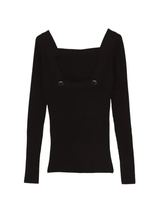 Sandro Neymar Ribbed Open-Back Sweater -Sandro Sales Shop unnamed file 281