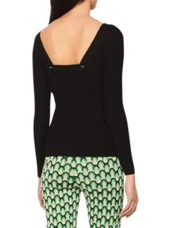 Sandro Neymar Ribbed Open-Back Sweater 9 Sandro Neymar Ribbed Open-Back Sweater -Sandro Sales Shop unnamed file 284