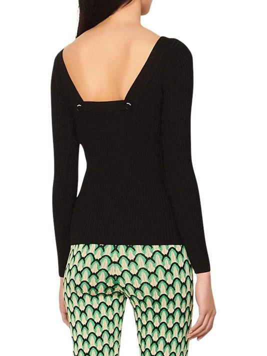 Sandro Neymar Ribbed Open-Back Sweater 6 Sandro Neymar Ribbed Open-Back Sweater - Image 4