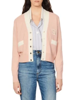 Sandro Cyprien Embroidered Cardigan -Sandro Sales Shop unnamed file 287