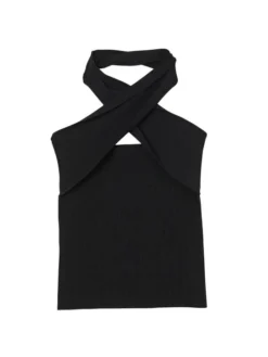 Sandro Twist Halter Top