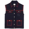Sandro Clovis Contrast-Trim Tweed Vest -Sandro Sales Shop unnamed file 336