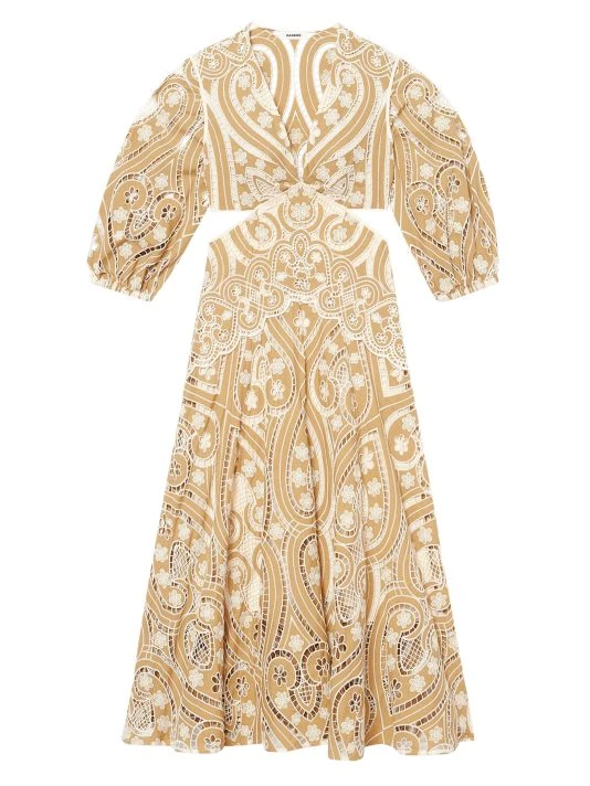 Sandro Naomi Guipure Lace Midi Dress 3 Sandro Naomi Guipure Lace Midi Dress