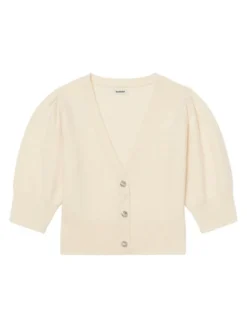 Sandro Charie Organic Cotton Cardigan