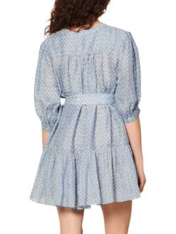 Sandro Emilion Printed Silk-Blend Dress -Sandro Sales Shop unnamed file 350