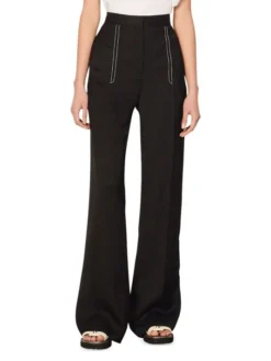 Sandro Cesar High-Waist Flare Pants -Sandro Sales Shop unnamed file 357
