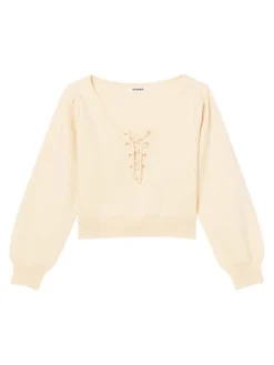 Sandro Lenzo Lattice Sweater