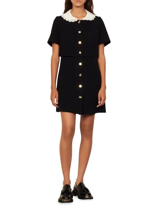 Sandro Faustine Tweed Dress 4 Sandro Faustine Tweed Dress - Image 2