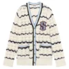 Sandro Ludvik Crocheted Logo Patch Cardigan -Sandro Sales Shop unnamed file 391