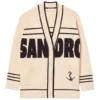 Sandro Santana Logo Cardigan -Sandro Sales Shop unnamed file 413