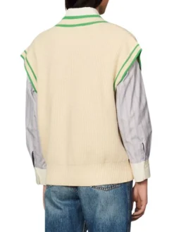 Sandro Valerian Cabled Sweater Vest -Sandro Sales Shop unnamed file 420
