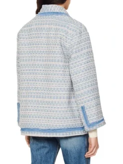 Sandro Amelia Tweed V-Neck Jacket -Sandro Sales Shop unnamed file 423