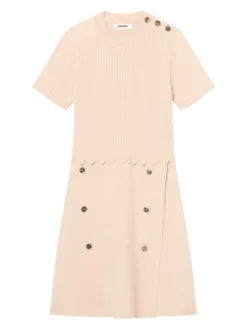 Sandro Alyssa Knit Fit-&-Flare Dress Beige 9 Sandro Alyssa Knit Fit-&-Flare Dress Beige -Sandro Sales Shop unnamed file 434