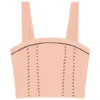 Sandro Figari Cropped Knit Camisole
