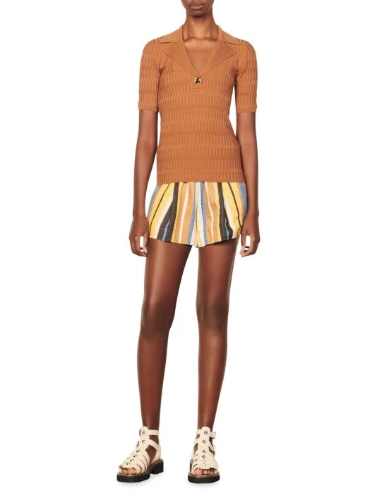 Sandro Victor Rib-Knit Sweater 4 Sandro Victor Rib-Knit Sweater - Image 2