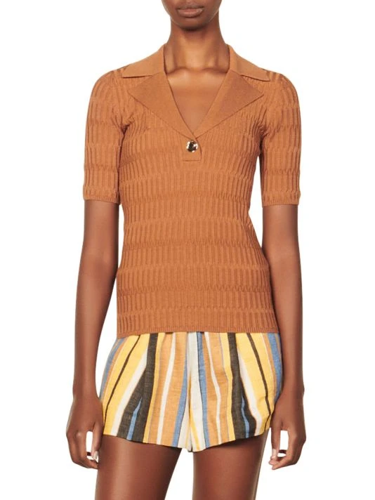 Sandro Victor Rib-Knit Sweater 5 Sandro Victor Rib-Knit Sweater - Image 3