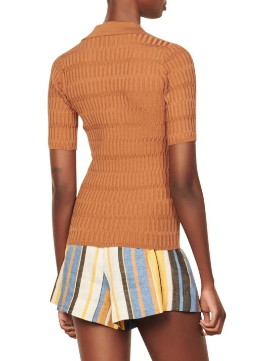 Sandro Victor Rib-Knit Sweater 6 Sandro Victor Rib-Knit Sweater - Image 4