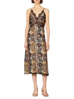 Sandro Luana Lace & Silk Slip Dress -Sandro Sales Shop unnamed file 474