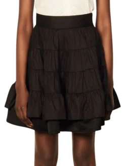 Sandro Lisboa Asymmetric Ruffle Skirt -Sandro Sales Shop unnamed file 478
