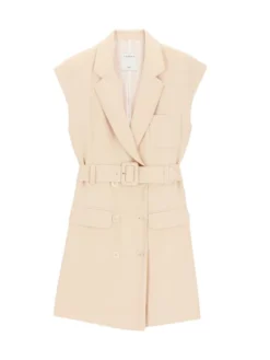 Sandro Alexine Cap Sleeve Dress