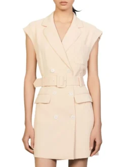 Sandro Alexine Cap Sleeve Dress -Sandro Sales Shop unnamed file 482
