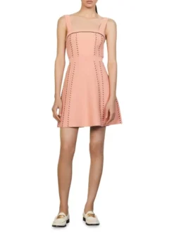 Sandro Eglantine Knit A-Line Mini Skirt -Sandro Sales Shop unnamed file 492