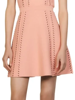 Sandro Eglantine Knit A-Line Mini Skirt -Sandro Sales Shop unnamed file 493