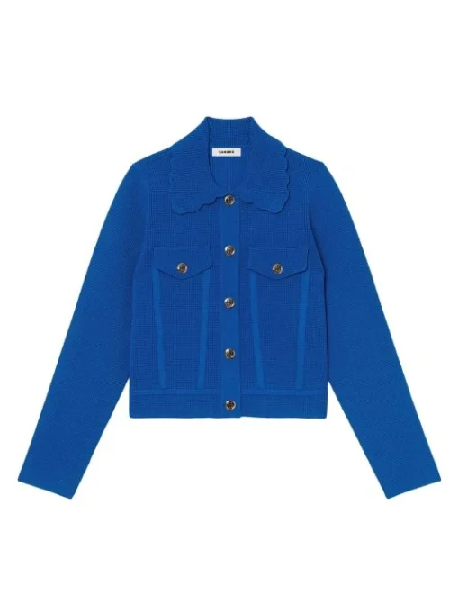 Sandro Paco Metallic Button Cardigan -Sandro Sales Shop unnamed file 495