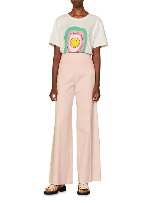 Sandro Enrique Pleated Wide-Leg Pants 4 Sandro Enrique Pleated Wide-Leg Pants - Image 2