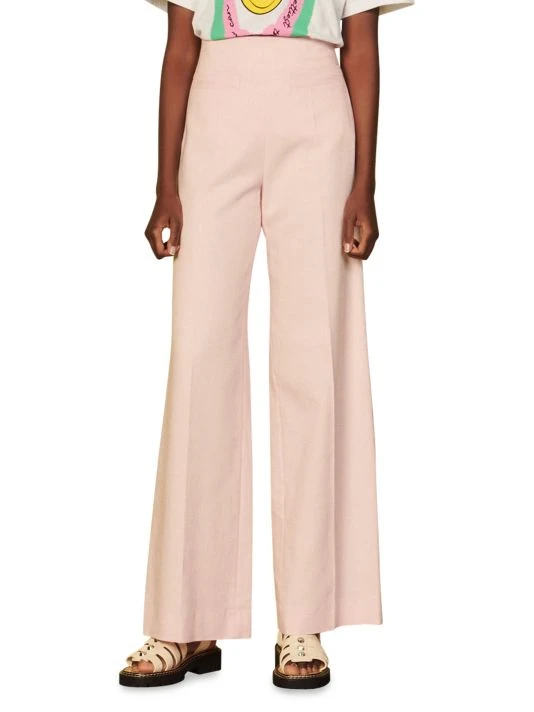 Sandro Enrique Pleated Wide-Leg Pants 5 Sandro Enrique Pleated Wide-Leg Pants - Image 3