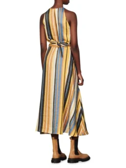 Sandro Taila Linen-Blend Maxi Dress -Sandro Sales Shop unnamed file 521