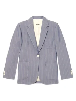 Sandro Huguita Striped Jacket