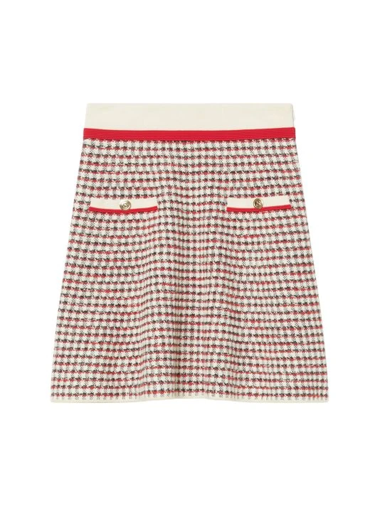 Sandro Rizal Knit Tweed Mini Skirt 3 Sandro Rizal Knit Tweed Mini Skirt
