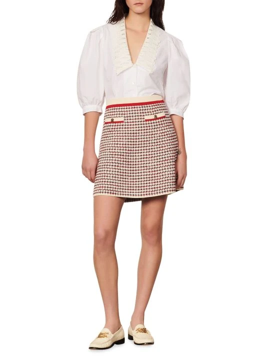 Sandro Rizal Knit Tweed Mini Skirt 4 Sandro Rizal Knit Tweed Mini Skirt - Image 2