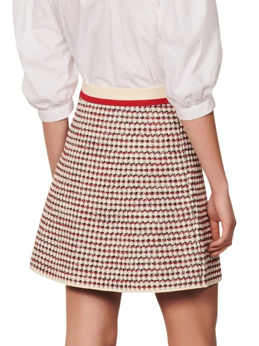 Sandro Rizal Knit Tweed Mini Skirt 6 Sandro Rizal Knit Tweed Mini Skirt - Image 4